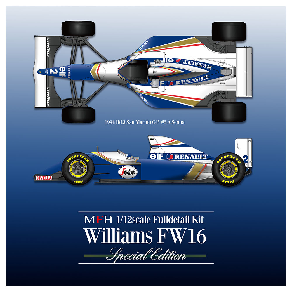 MFH Hiro : Kit Williams FW16 Ayrton Senna Special edition